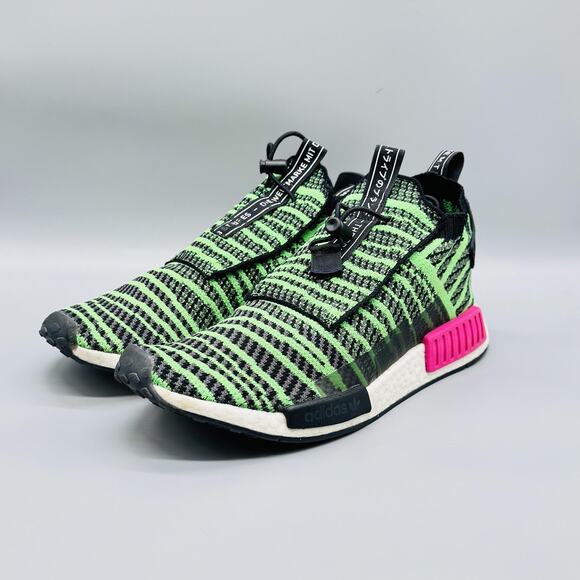 Adidas Originals Shoes Mens 11.5 Green Black NMD CS2 PK Boost Running Sneakers main image 4